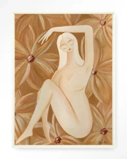 Discount Urban Cotton Wandkleed Freely Blooming in maat en frame naar keuze