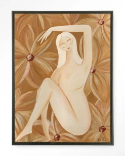 Discount Urban Cotton Wandkleed Freely Blooming in maat en frame naar keuze