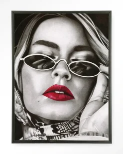 Sale Urban Cotton Wandkleed Fresh Red in maat en frame naar keuze