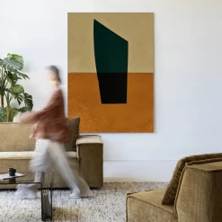 Best Urban Cotton Wandkleed Geen Groen in maat en frame naar keuze