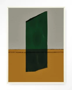 New Urban Cotton Wandkleed Geen Mosgroen in maat en frame naar keuze