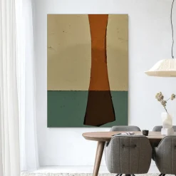 Best Urban Cotton Wandkleed Geen Mosterd in maat en frame naar keuze