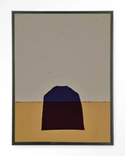 Sale Urban Cotton Wandkleed Geen Paars in maat en frame naar keuze