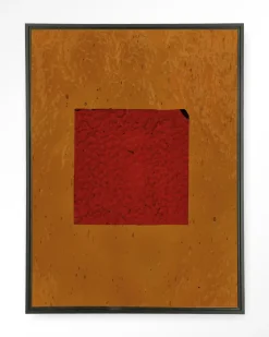 Urban Cotton Wandkleed Geen Rood in maat en frame naar keuze