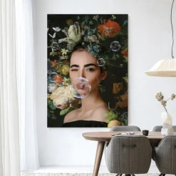 New Urban Cotton Wandkleed Gifts Of Nature in maat en frame naar keuze