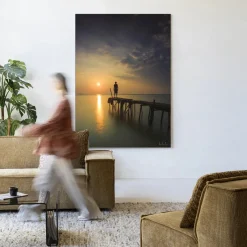 Urban Cotton Wandkleed Good Morning Cirebon in maat en frame naar keuze