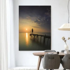 Urban Cotton Wandkleed Good Morning Cirebon in maat en frame naar keuze