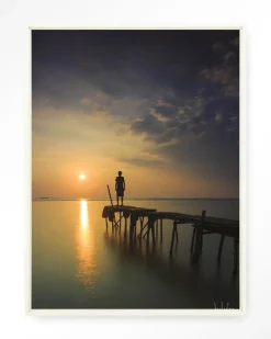 Urban Cotton Wandkleed Good Morning Cirebon in maat en frame naar keuze