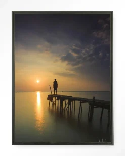 Urban Cotton Wandkleed Good Morning Cirebon in maat en frame naar keuze