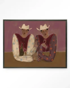 Discount Urban Cotton Wandkleed Good Ranch Talk in maat en frame naar keuze