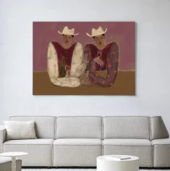 Discount Urban Cotton Wandkleed Good Ranch Talk in maat en frame naar keuze