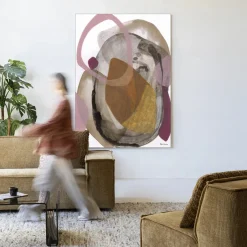 Clearance Urban Cotton Wandkleed Gravity in maat en frame naar keuze