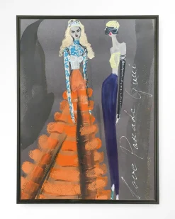 Sale Urban Cotton Wandkleed Gucci in maat en frame naar keuze