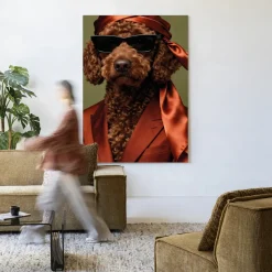 Online Urban Cotton Wandkleed Guus in maat en frame naar keuze