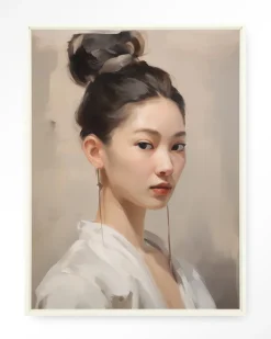 Outlet Urban Cotton Wandkleed Haruto in maat en frame naar keuze