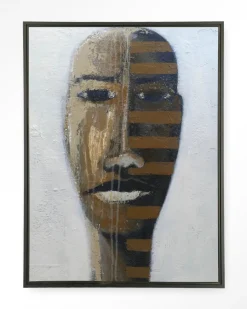 Clearance Urban Cotton Wandkleed Head 1 in maat en frame naar keuze