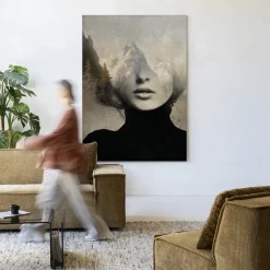 Hot Urban Cotton Wandkleed Head In The Sky in maat en frame naar keuze