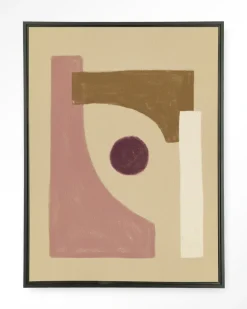 Clearance Urban Cotton Wandkleed Herbs in maat en frame naar keuze