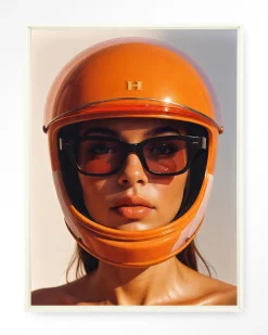 Outlet Urban Cotton Wandkleed Hermes Helmet in maat en frame naar keuze