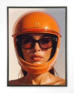 Outlet Urban Cotton Wandkleed Hermes Helmet in maat en frame naar keuze
