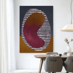 Best Urban Cotton Wandkleed Horizontal Oval in maat en frame naar keuze