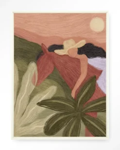 Discount Urban Cotton Wandkleed Horse Sunset in maat en frame naar keuze