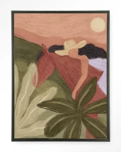 Discount Urban Cotton Wandkleed Horse Sunset in maat en frame naar keuze