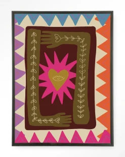 New Urban Cotton Wandkleed Hug in maat en frame naar keuze