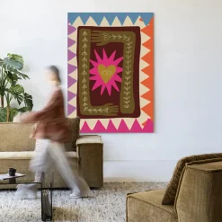 New Urban Cotton Wandkleed Hug in maat en frame naar keuze