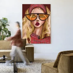 Best Urban Cotton Wandkleed Im A 90s Girl in maat en frame naar keuze