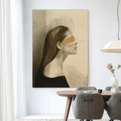 Best Urban Cotton Wandkleed In Her Mind in maat en frame naar keuze