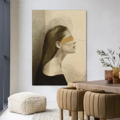 Best Urban Cotton Wandkleed In Her Mind in maat en frame naar keuze