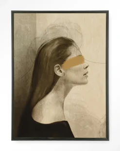 Best Urban Cotton Wandkleed In Her Mind in maat en frame naar keuze