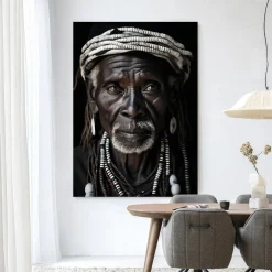 Hot Urban Cotton Wandkleed Kabila in maat en frame naar keuze