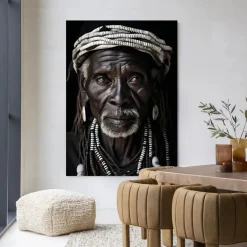 Hot Urban Cotton Wandkleed Kabila in maat en frame naar keuze