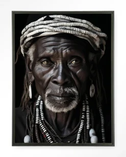 Hot Urban Cotton Wandkleed Kabila in maat en frame naar keuze