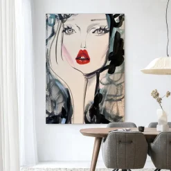 Best Urban Cotton Wandkleed Kate Moss Forever in maat en frame naar keuze