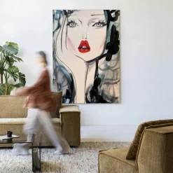 Best Urban Cotton Wandkleed Kate Moss Forever in maat en frame naar keuze