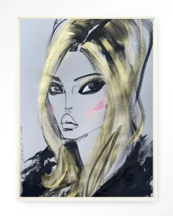 Outlet Urban Cotton Wandkleed Kate Moss in maat en frame naar keuze