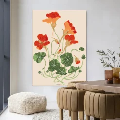 Clearance Urban Cotton Wandkleed La Cherry in maat en frame naar keuze