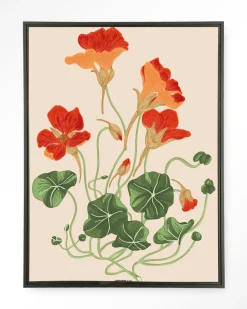 Clearance Urban Cotton Wandkleed La Cherry in maat en frame naar keuze