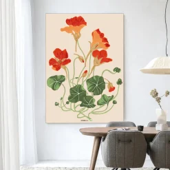 Clearance Urban Cotton Wandkleed La Cherry in maat en frame naar keuze