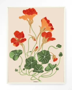 Clearance Urban Cotton Wandkleed La Cherry in maat en frame naar keuze