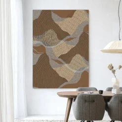 Outlet Urban Cotton Wandkleed La Ondas 1 in maat en frame naar keuze