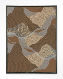 Outlet Urban Cotton Wandkleed La Ondas 1 in maat en frame naar keuze