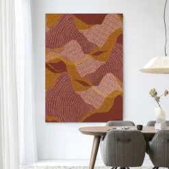 Best Urban Cotton Wandkleed La Ondas in maat en frame naar keuze