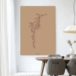 New Urban Cotton Wandkleed Lau Lau in maat en frame naar keuze