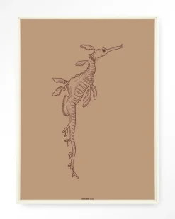 New Urban Cotton Wandkleed Lau Lau in maat en frame naar keuze