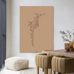 New Urban Cotton Wandkleed Lau Lau in maat en frame naar keuze