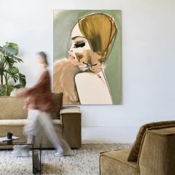 Clearance Urban Cotton Wandkleed Lily Rose Depp X Pumpkin in maat en frame naar keuze